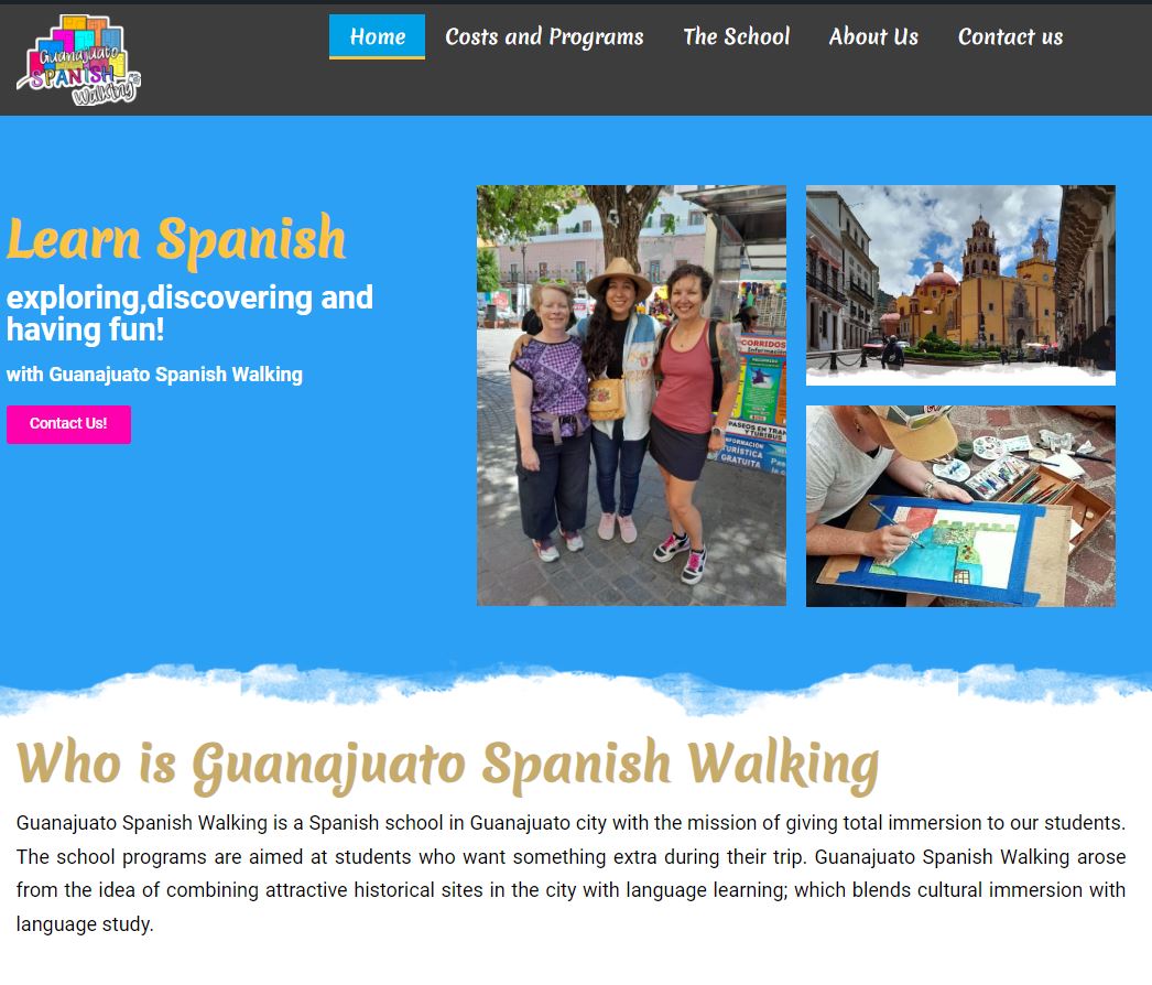 Guanajuato spanish walking